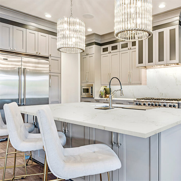 White furnished chair and table in kitchen